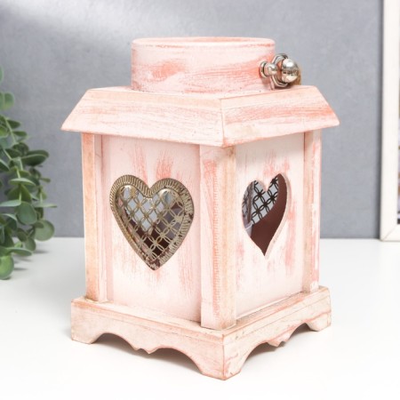 Summary of the tree on 1 candle "Flash with heart" with a handle 20x12x12 cm-2