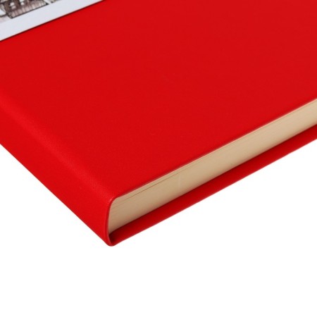 Sketchmarker sketchbook, 210 x 300 mm, 80 sheets, solid leather cover, red, block 140 g/m2-2