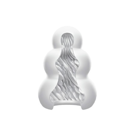Mosterbator Unrealistic Mensmax Pucchi Cream, TPE, 6.5 cm. White color-1