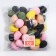 Makeup sponge, 6 × 4 cm, packing - 50 pcs, color mix
