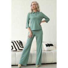Female suit, size 46, mint color
