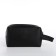Cosmetic bag with lightning, black color