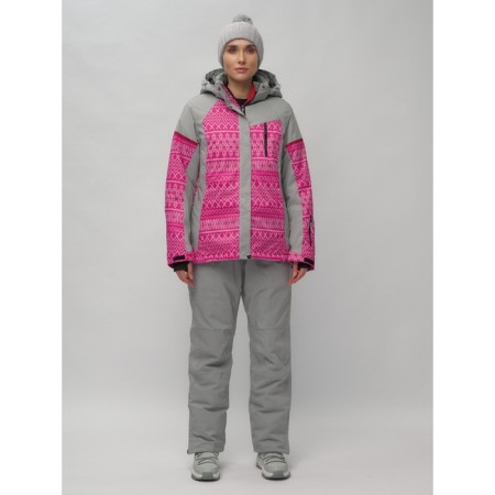 Ski suit female, size 58, pink color