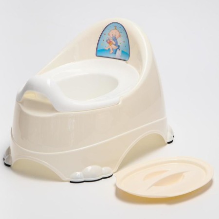 Children's pot of Baby-Comfort, Milk color, MIX sticker-1