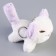 Soft toy "cat" on a key fob, 13 cm, color mix
