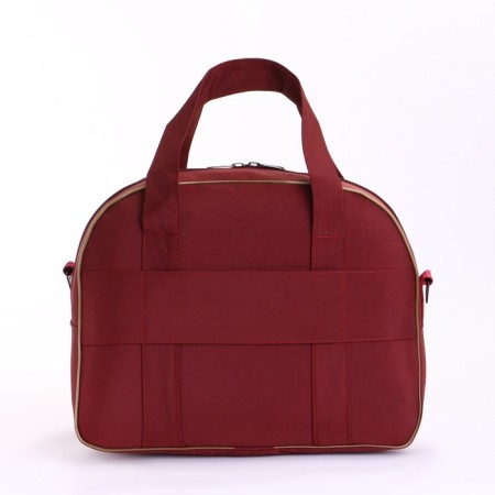 Small 37 l (s) suitcase with a Sacvoyage bag, lightning department, external pocket, extension, burgundy color-10