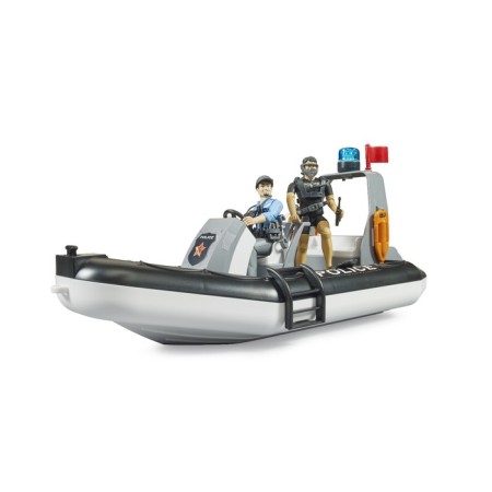 Bruder Police boat, with a police officer and divers-2