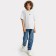 T-shirt for a boy, color gray ice, height 104-110 cm