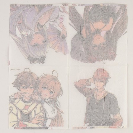 Paper napkins 25*25cm "Genshin" (set 20 pcs)-4