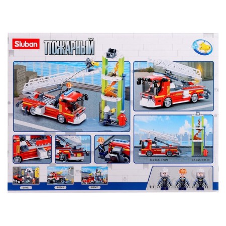Designer Fireman "Machine with a staircase", 343 parts-5