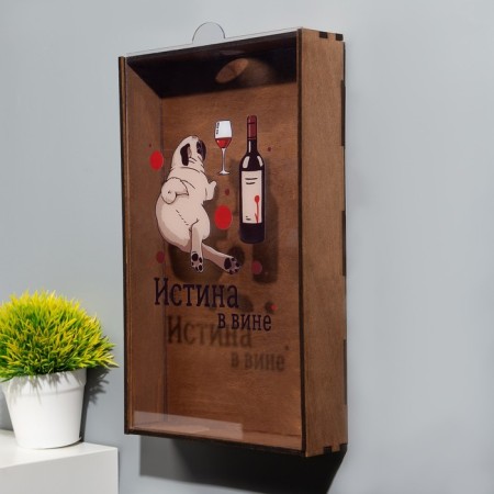 Pigger for wine traffic jams "Truth in wine" 33x20x2.5 cm-1