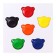 Locks wax 6 colors, Carioca "Baby", figured, for kids