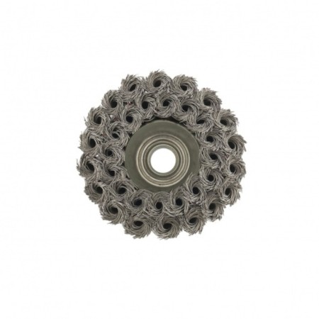 Matrix Ushm brush, d = 75 mm, M14, cup, two -row, twisted wire 0.35 mm-2