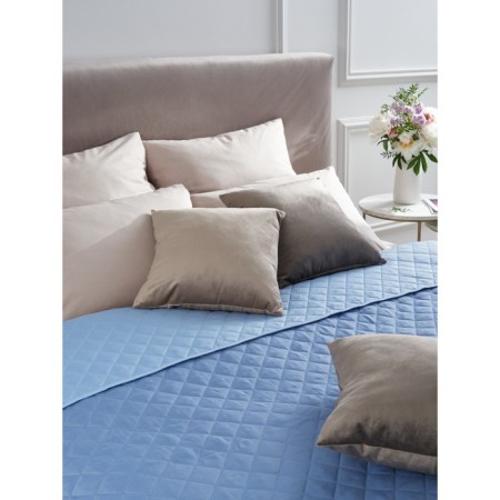 Blue bedspread, size 210x240 cm, blue color-7
