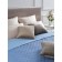 Blue bedspread, size 210x240 cm, blue color