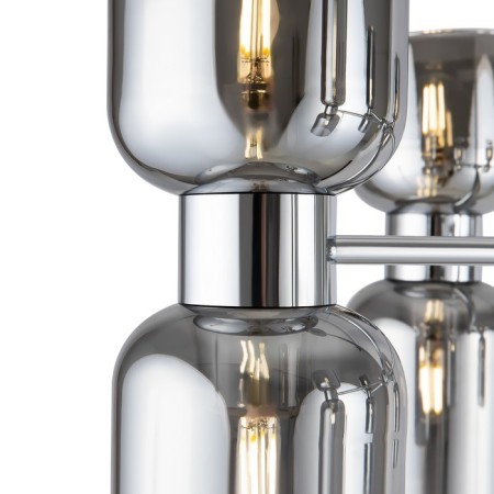 Suspended lamp Freya Fr5203PL-10CH1 SAVIA, 700x700x510 mm, E27, 10x60W, chromium color-4