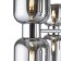 Suspended lamp Freya Fr5203PL-10CH1 SAVIA, 700x700x510 mm, E27, 10x60W, chromium color