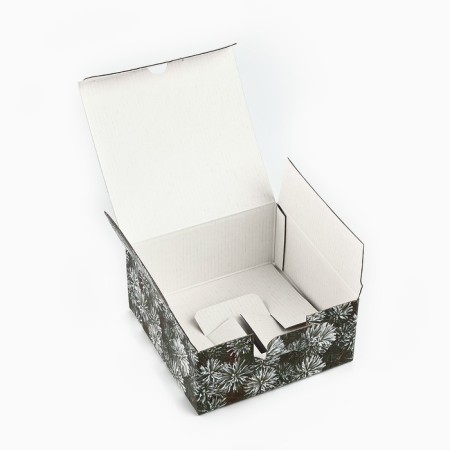 Folding box “Happy New Year!”, 15 x 15 x 7 cm, new year-2
