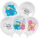 Shar Latex 12 "" Hotel at the sheep "Bely, 2 tbsp., Set 25 pcs. Mix