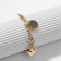 Bracelet Metal "Smile", color gold, 19 size