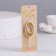 Candle for Cake "Squeezes" number 0, golden, 5.2 cm