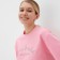 Women's T-shirt Minaku Oversize Fit: Sporty & Sty! Light pink color, river 42