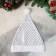 New Year's cap “Glass Radiance” 30x38 cm, white-silver