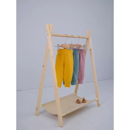 Children's panties on a wide Rant FIRST gum, height 74 cm, deserted beige color-3