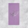 Gift envelope, "from the bottom of the heart", embossing, designer paper, 11 × 22 cm