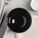 Salad glass -ceramic Carine noir uni, 300 ml, d = 12 cm, black color