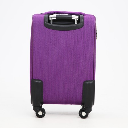 Small 20 suitcase, lightning department, code castle, 4 wheels, outer pocket, purple color-6