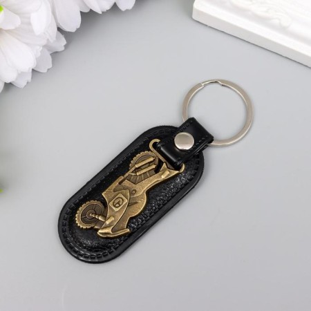 Keychain to the leatherette, metal "motorcycle" 7.5x3.2 cm-1