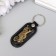 Keychain to the leatherette, metal "motorcycle" 7.5x3.2 cm