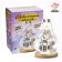 Set for creativity "New Year's night", wooden inserts, house