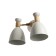 Sconces "Kandy" 2he27 40W White 35x12x22cm