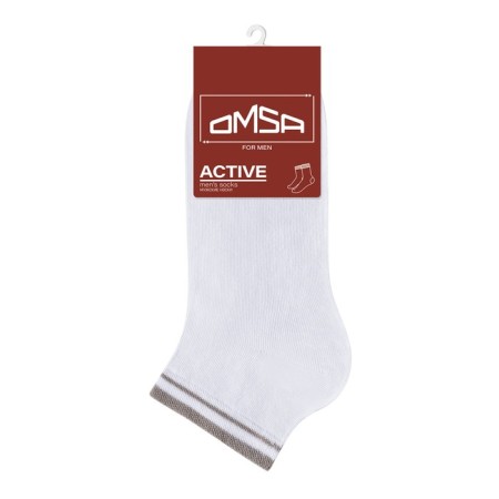 Male shortened Omsa Active, size 42-44, Bianco color