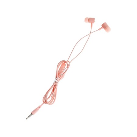 Headphones CB-51, wired, vacuum, microphone, 1 m, jack 3.5 mm, pink-1