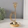 Summary Metal for 1 candle "Balls on the arc" D-2 cm 10.5x10.5x23 cm