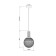 Suspension lamp Maytoni P029PL-01CH, E27, 1x40 W, 200x200x1500 mm, Chrome