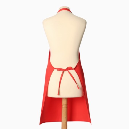 The apron is saved and the color is red, 65*75 cm, 100% p/e-4