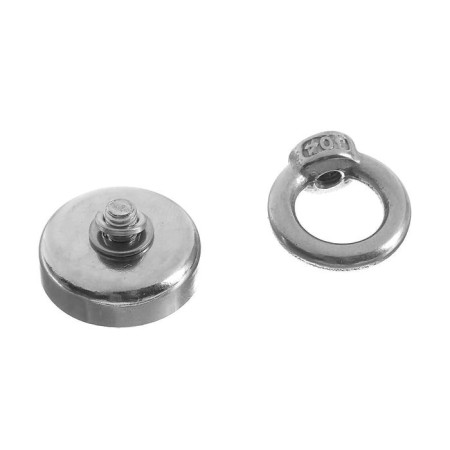 Magnet neodymium Cartage with a loop for a car, D 25 mm, clutch 10 kg-2
