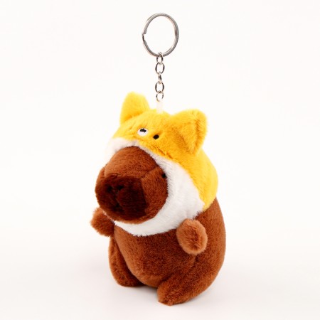 Soft toy "Kapibara", in a cat Cat, 13 cm-4