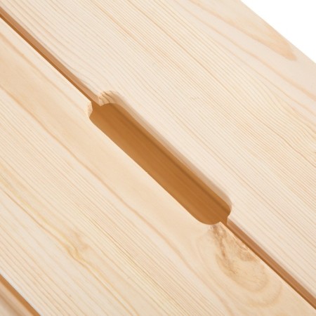Barks with a storage department Perjohan, 100x25x45, Massive Pine-4