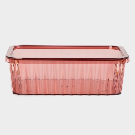 Storage container with a lid "City", 25.5 × 18 × 8 cm, color mix-2