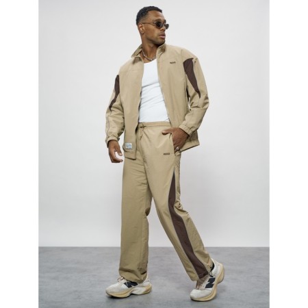 Sports suit men's, size 54, beige color-6