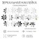 Interior stickers "flowers", mirror, decor on the wall, set 16 pcs, pcs 7 x 7 cm