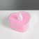 Nightmare "Candle Heart" LED 0.5W from 3XAG10 batteries pink 5x5x4 cm Risalux