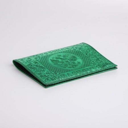 Cover for passport, green color-2
