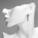 Earrings with rhinestones Xuping uniqueness, white color in silver