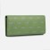 Women's wallet on magnets, green color